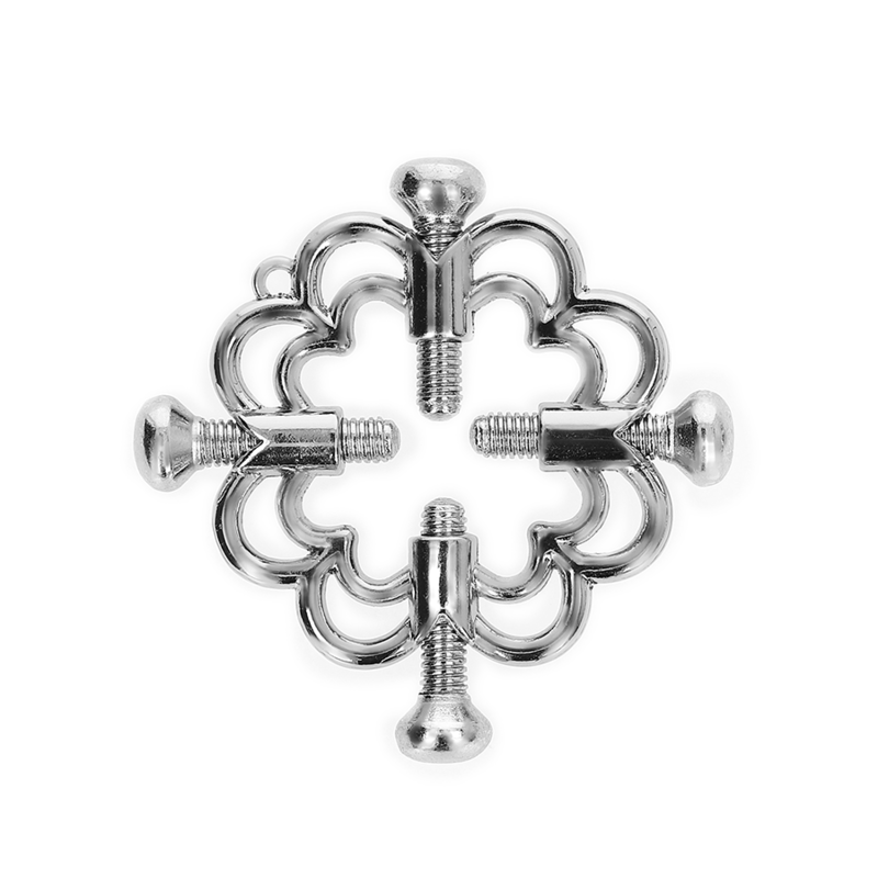 KINK - CLIPS METÁLICOS CON FLORES DE METAL