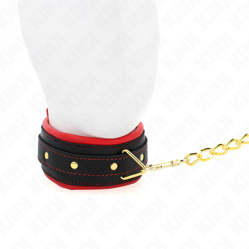 KINK - COLLAR AJUSTABLE DE TELA LISA CON CORREA 33-48 CM X 5,7 CM