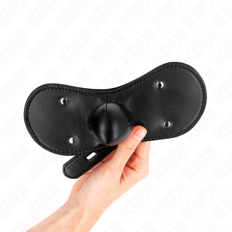 KINK - MORDAZA DE BOLA CON HEBILLAS PARA MÁSCARA Y CIERRE AJUSTABLE 42-60 CM