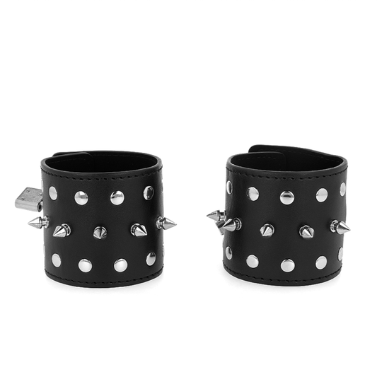 KINK - MUÑEQUERAS PUNK CON PINCHOS 25 X 6 CM