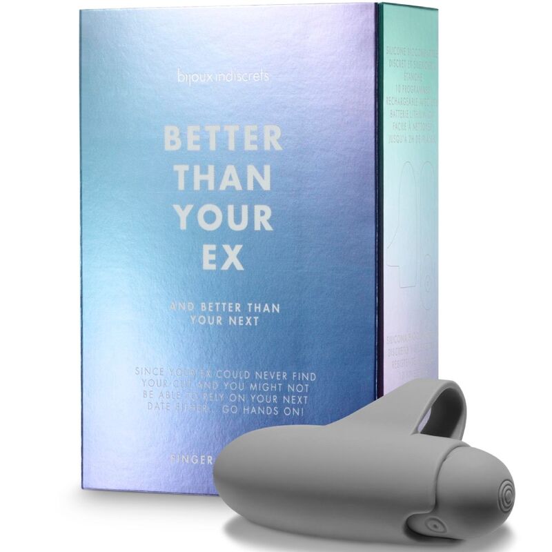 BIJOUX - MIEUX QUE VOTRE EX VIBRATEUR BULLET 10 VIBRATIONS GRAY