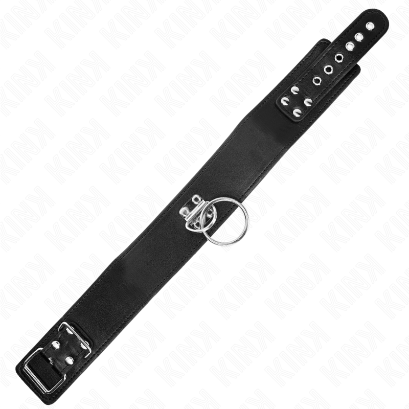 KINK - COLLAR DE CORREA CON TACHUELAS DE 116 CM CON CORREA DE CUERO DE 50 X 5 CM