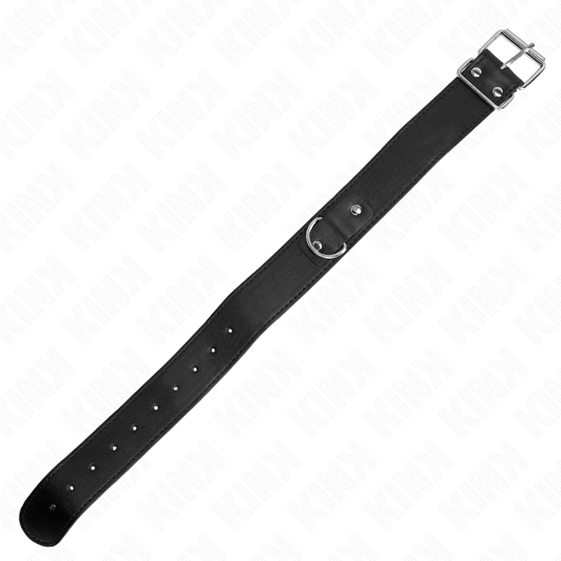 KINK - COLLAR CON CINTURÓN 116 CM PULSERA NEGRA AJUSTABLE 32-50 CM X 8 CM