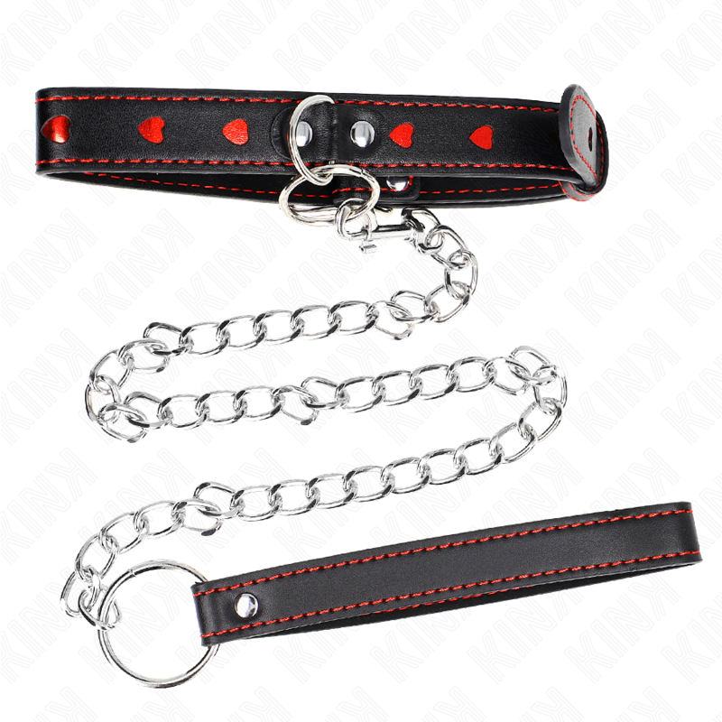 KINK - COLLIER AVEC BRACELET 65 CM DETAILS COEUR 52.5 X 2.5 CM