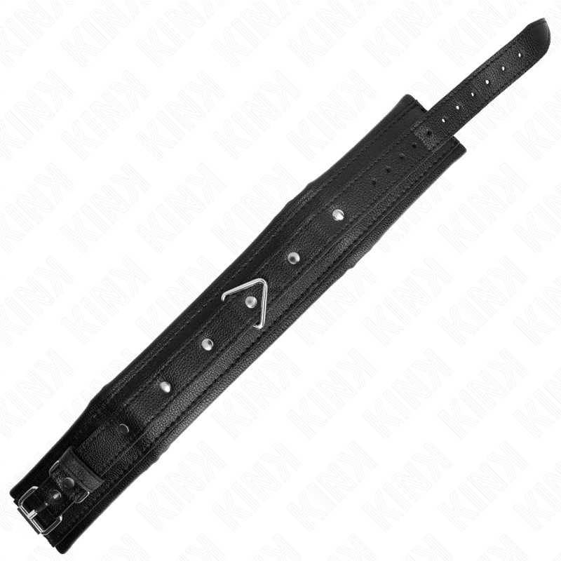 KINK - COLLAR CON PULSERA IMITACIÓN PIEL ESPONJA MODELO 1 AJUSTABLE 37-54 CM X 3 CM