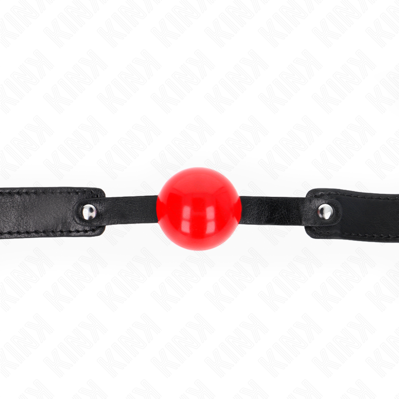 KINK - MORDAZA DE BOLA DE TPE SUAVE DE 4 CM MODELO 1 66 x 2,5 CM AJUSTABLE 41-61 CM