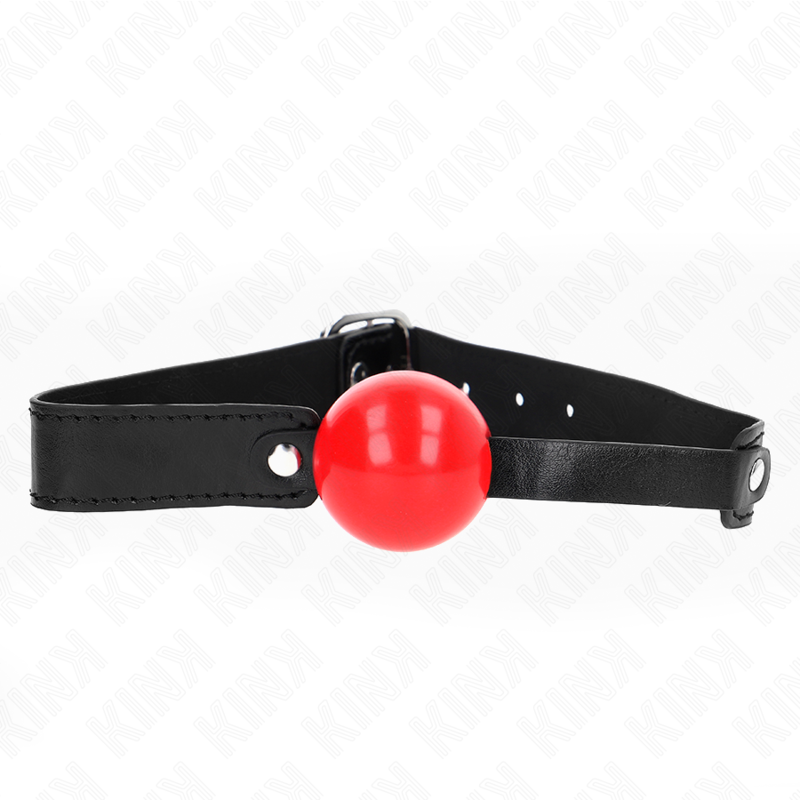 KINK - MORDAZA DE BOLA DE TPE SUAVE DE 4 CM MODELO 1 66 x 2,5 CM AJUSTABLE 41-61 CM