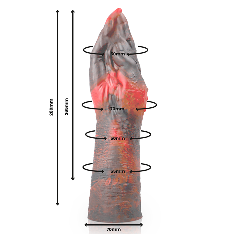 ÉPICO - LILITH DILDO DEMONIO MALVADO L