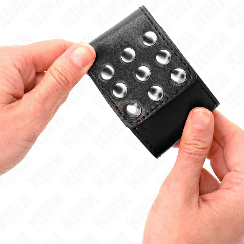 Kink – Appui Poignets avec Bouton Pression Noir Réglable 19 24 cm X 5,5 cm