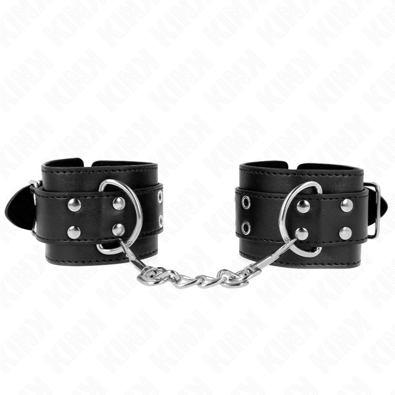 KINK - REPOSAMUÑECAS AJUSTABLE NEGRO DOBLE HEBILLA 19-26 CM