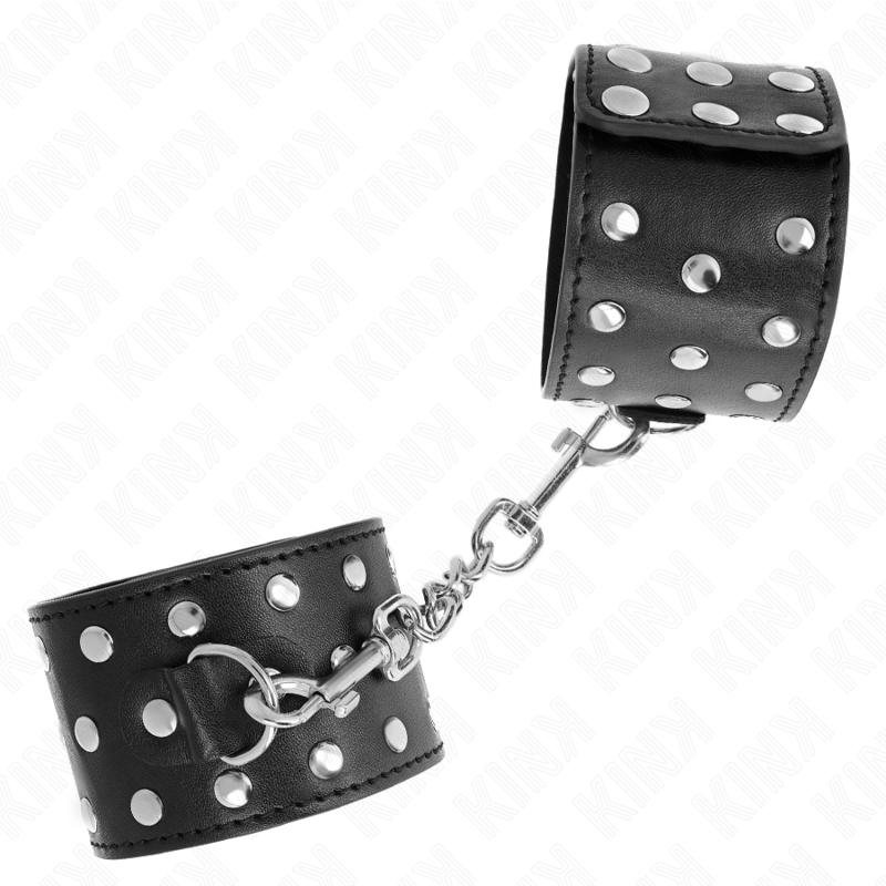 KINK - RÉGLABLE PUNK RETENUES-POIGNETS 19-24 CM X 5.5 CM