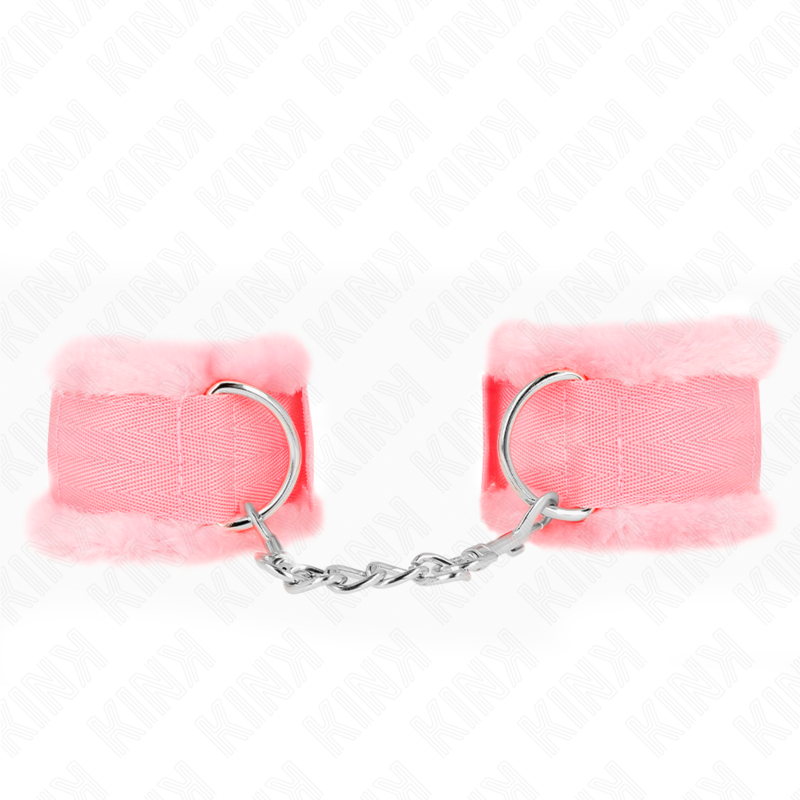 KINK - APPUI-POIGNETS DOUBLÉS DE FOURRURE RÉGLABLE 17-31 CM X 7 CM