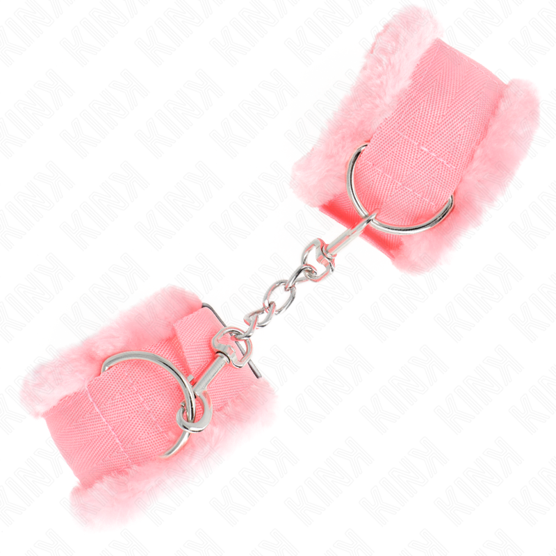 KINK - APPUI-POIGNETS DOUBLÉS DE FOURRURE RÉGLABLE 17-31 CM X 7 CM