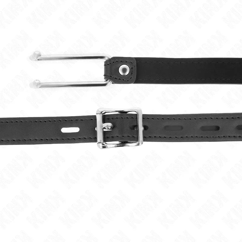 Kink – Bâton à Crochet en Métal 11,5 cm avec Sangle en Cuir Réglable 39 58 cm X 2 cm