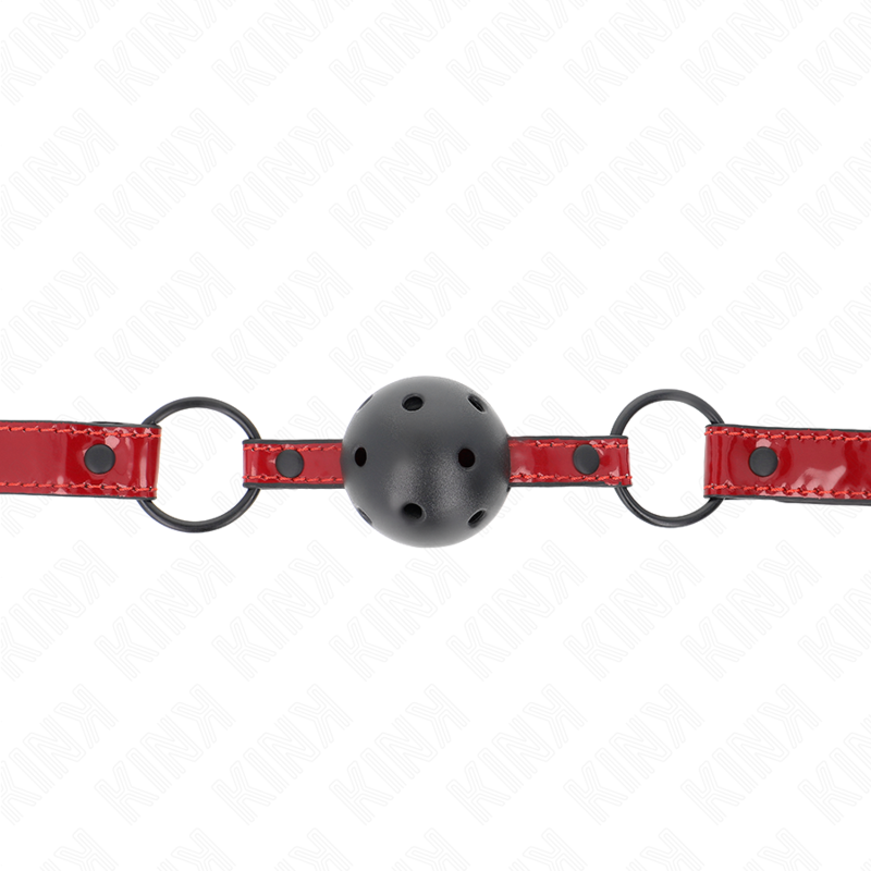 KINK - PELOTA DE CUERO BRILLANTE 4,5 CM BOLSA 63,5 X 2 CM AJUSTABLE 41 X 59 CM