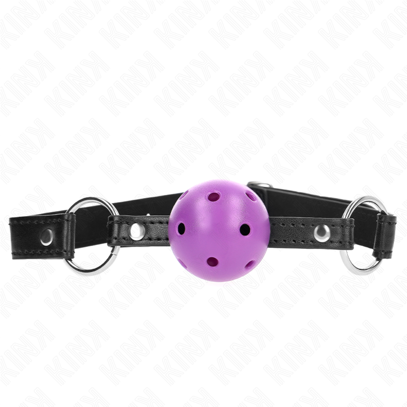 KINK - BOLA HUECO DURO MORADA 4,5 CM BOLSA 63,5 X 2 CM