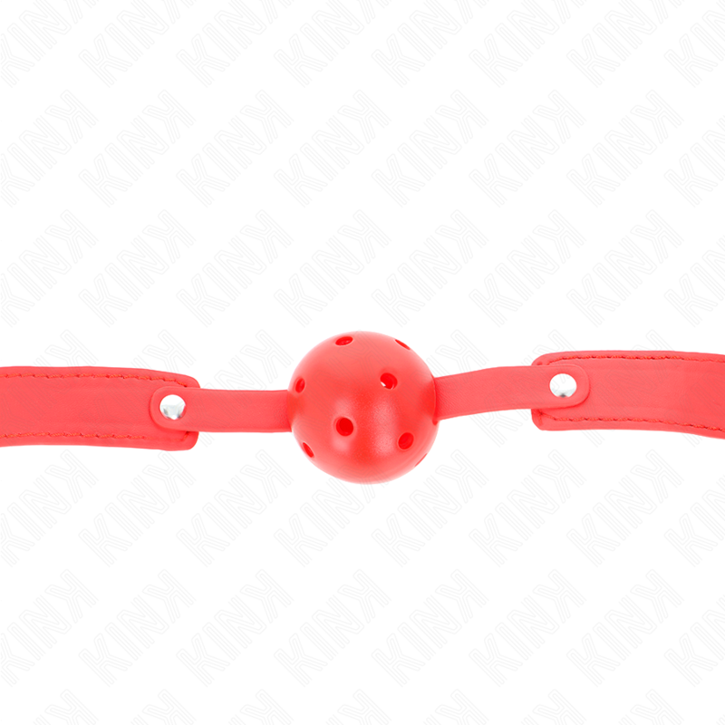 KINK - PELOTA ROJA TRANSPIRABLE 4,5 CM BOLSA 65 x 2,5 CM