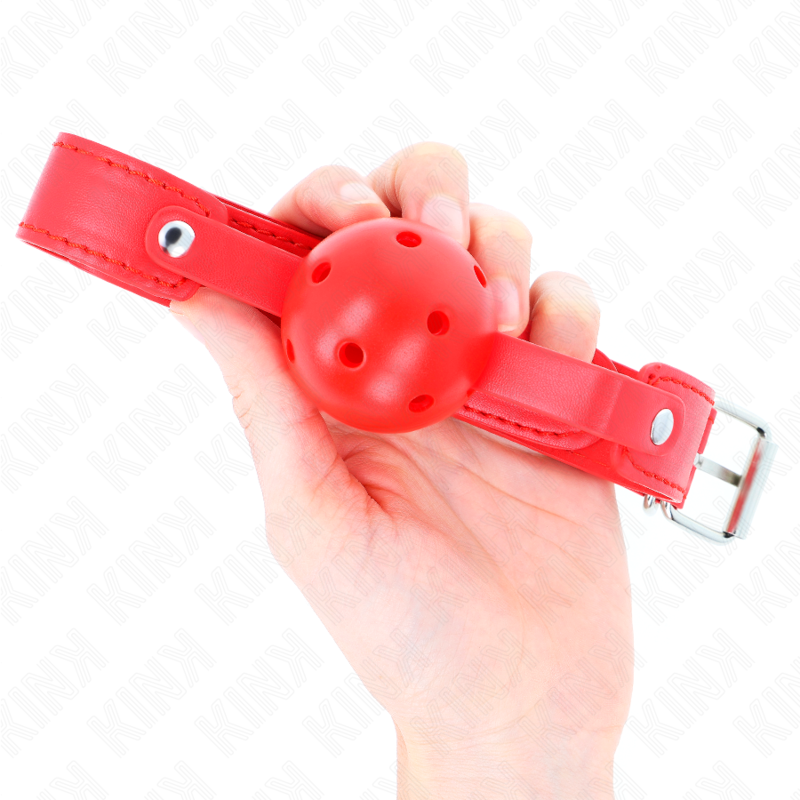 KINK - PELOTA ROJA TRANSPIRABLE 4,5 CM BOLSA 65 x 2,5 CM