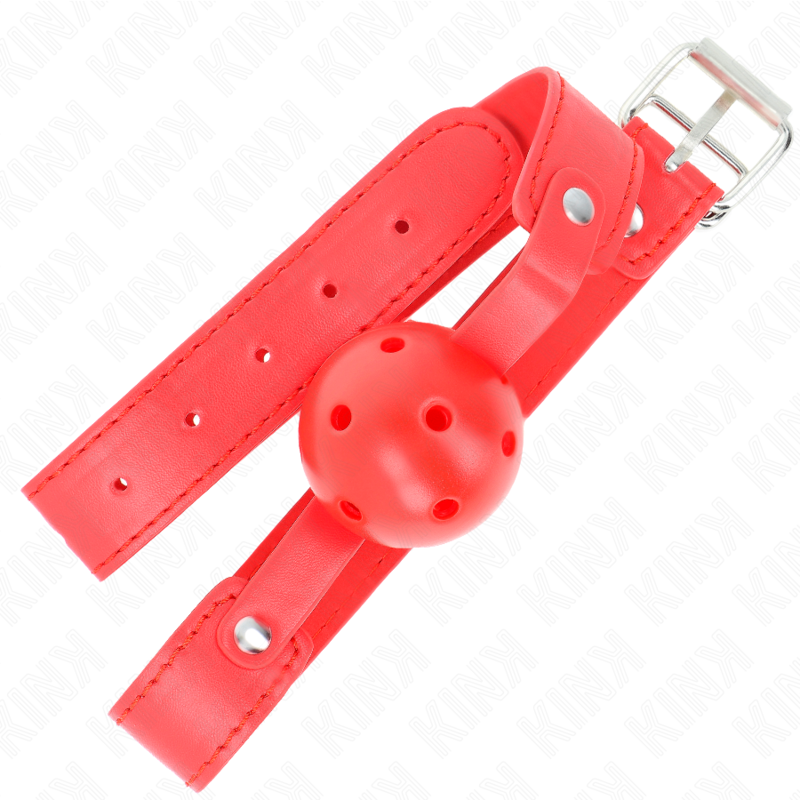 KINK - PELOTA ROJA TRANSPIRABLE 4,5 CM BOLSA 65 x 2,5 CM