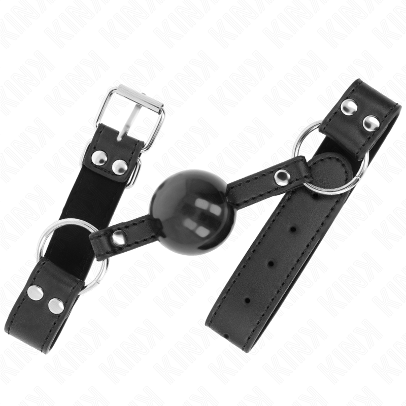KINK - BÂTON BILLE SOUPLE ET SOLIDE 4 CM AVEC SANGLE EN CUIR 62 x 2.5 CM RÉGLABLE 42-58 CM