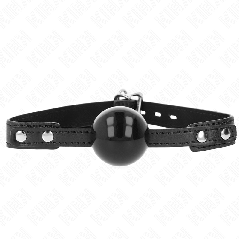 KINK - MORDAZA DE BOLA DE TPE SUAVE DE 4 CM MODELO 3 60 x 2 CM AJUSTABLE 37-52 CM
