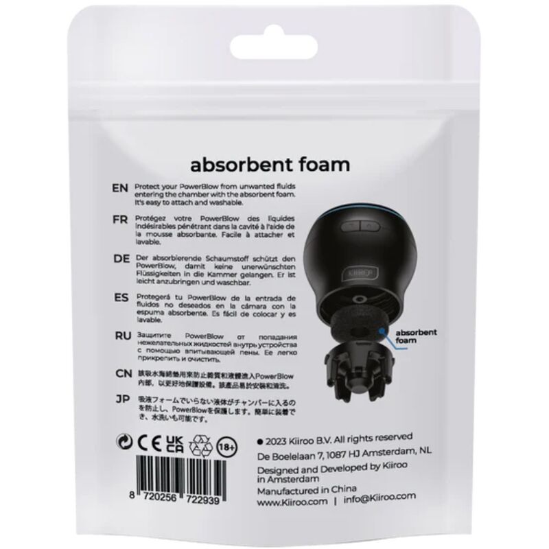 KIIROO - PAQUETE DE 5 ESPUMA ABSORBENTE POWER BLOW