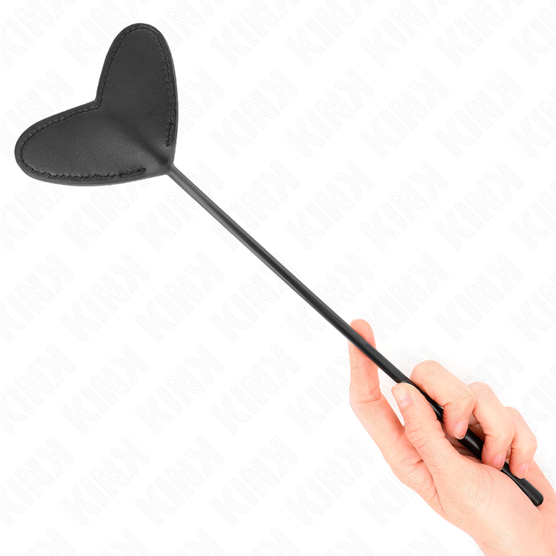 KINK - PALETA EN FORMA DE CORAZÓN NEGRA 33 X 10 CM