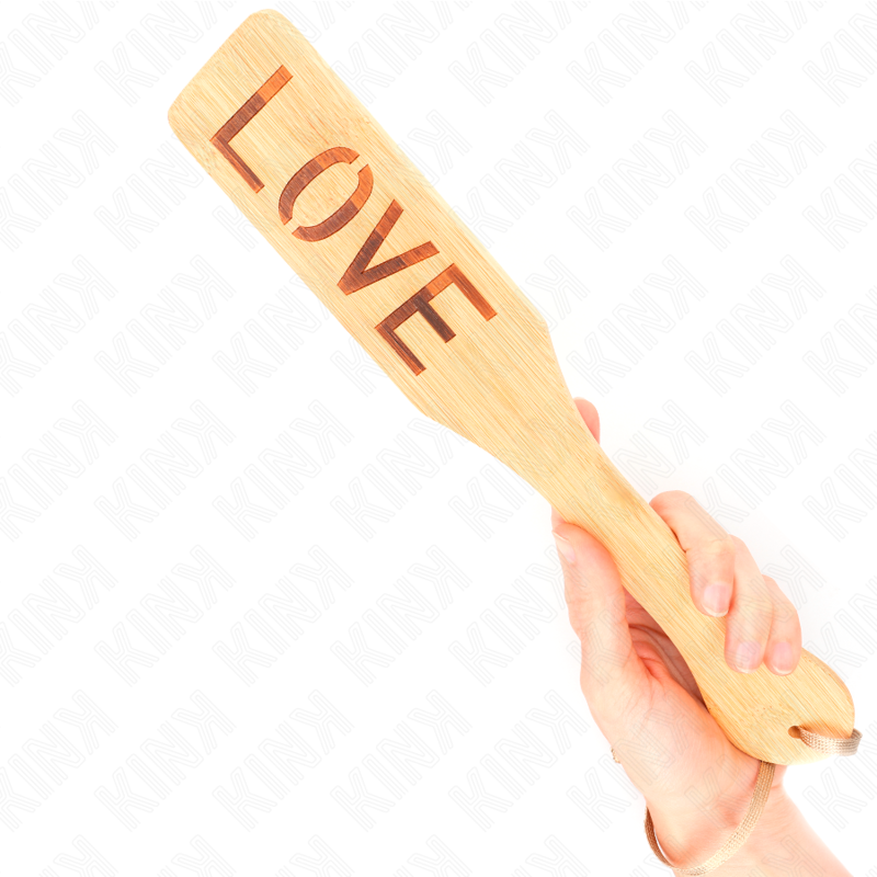 KINK - PALETA DE BAMBÚ PALABRA DE AMOR 32 X 5,5 CM