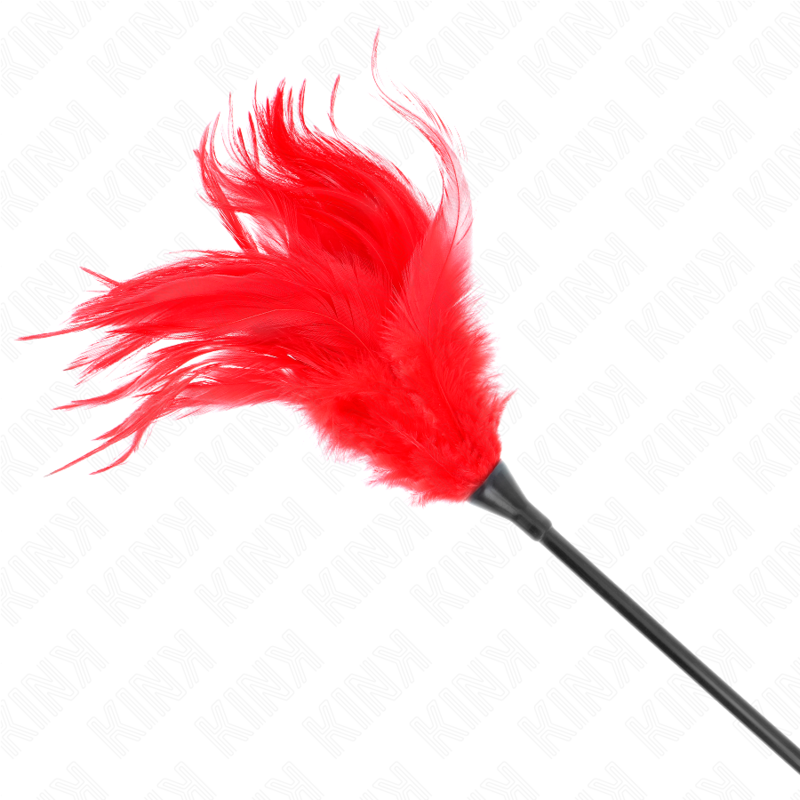 KINK - MÚLTIPLES PLUMAS ROJAS PARA COSQUILLAS 45 CM