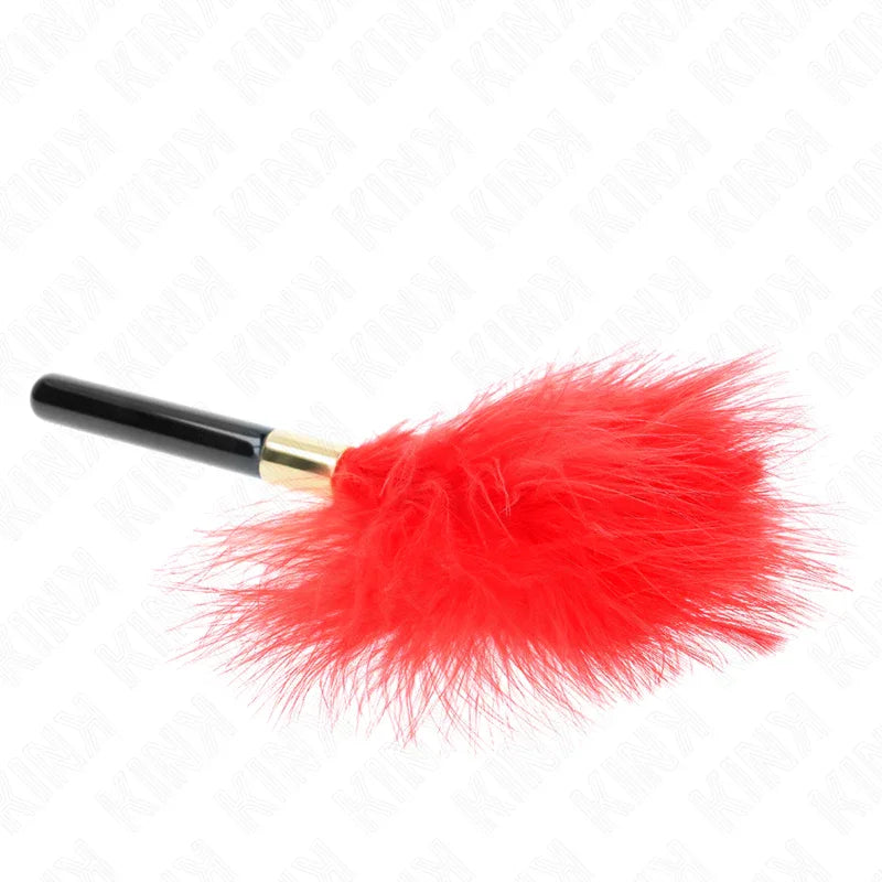 Kink – Plumes Chacoules en Métal Rouge Or 18 cm