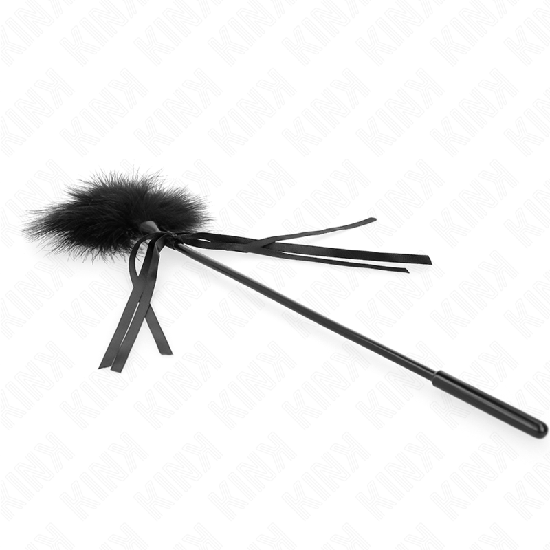 KINK - PLUME CHACOUILLÉES AVEC NŒUD 35 CM