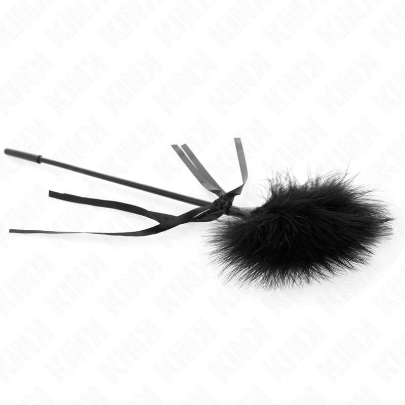 KINK - PLUME CHACOUILLÉES AVEC NŒUD 35 CM
