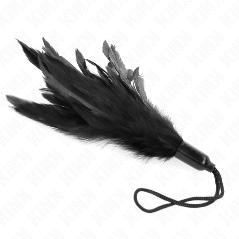KINK - PLUMAS CRUJIENTES CON ASA DE CUERDA BASE DE PLÁSTICO 15 CM