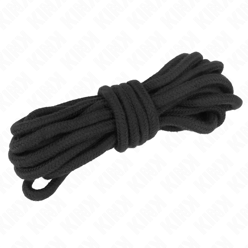 KINK - COTTON CORD 10 MÈTRES NOIR