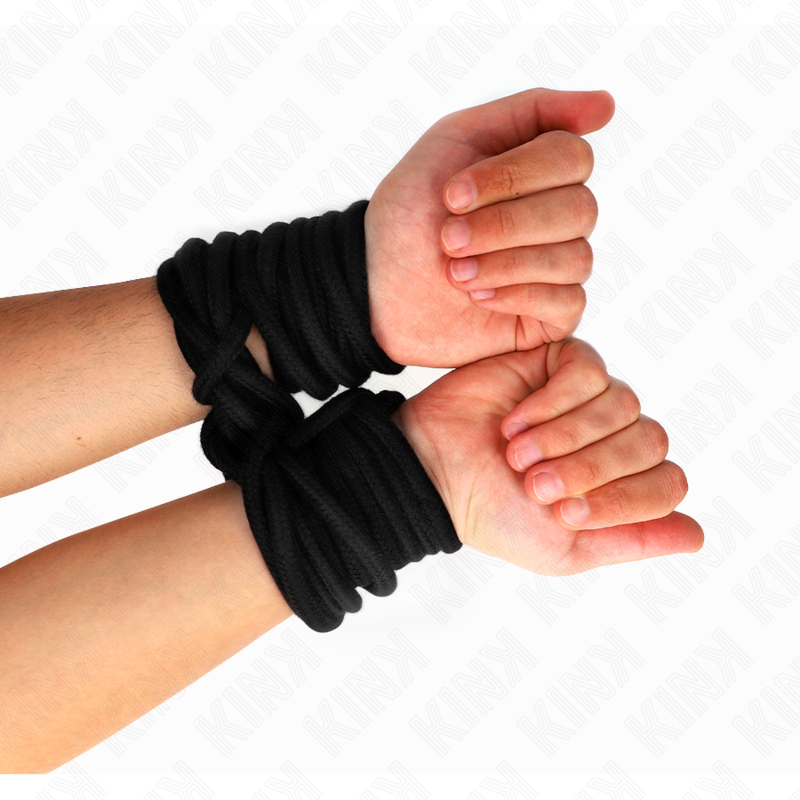KINK - COTTON CORD 20 MÈTRES NOIR