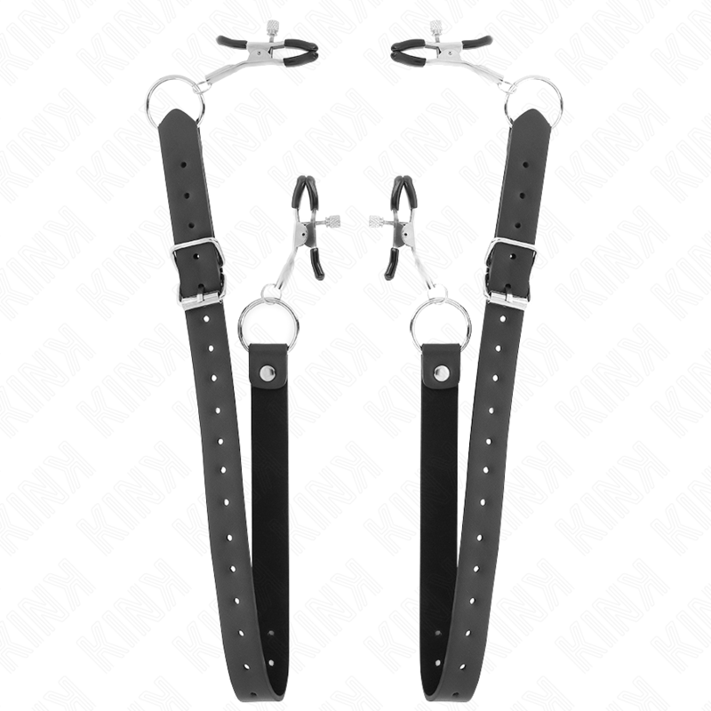 KINK - 4 ADJUSTABLE CLITORIS PINCES 34-48 CM