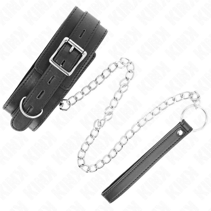 KINK - COLLAR CON CINTURÓN 65 CM CON CORREA NEGRA 54 X 4,5 CM