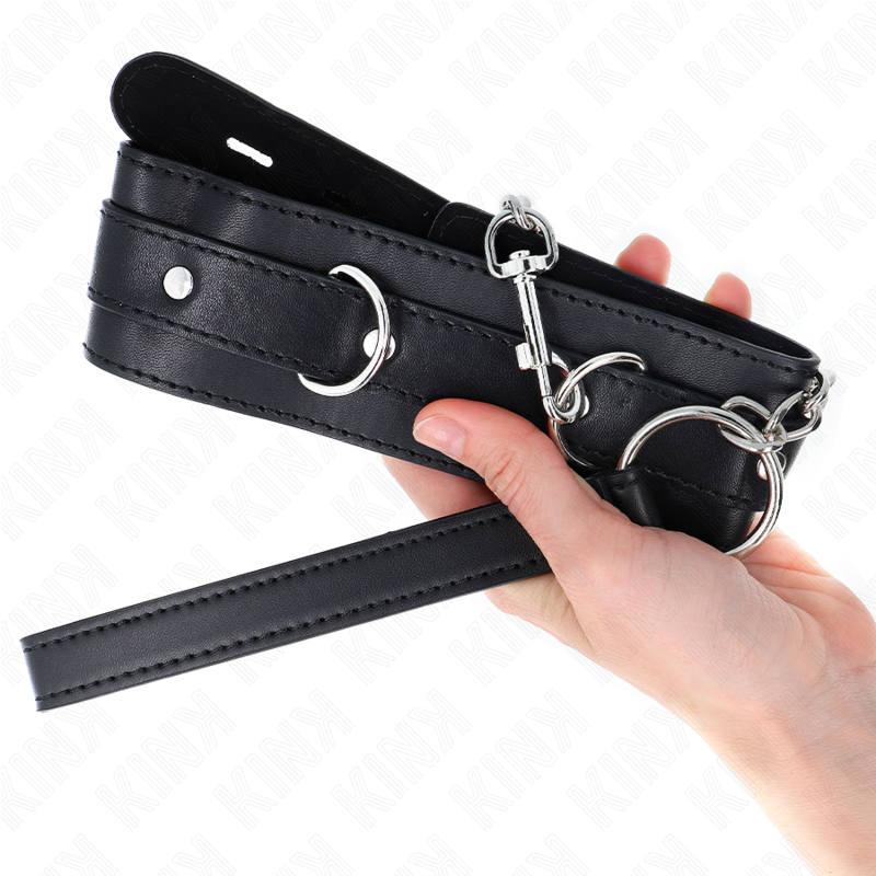 KINK - COLLAR CON CINTURÓN 65 CM CON CORREA NEGRA 54 X 4,5 CM