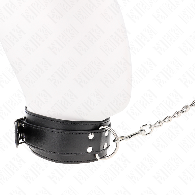 KINK - COLLIER AVEC BRACELET 65 CM BOUCLES ARGENT RÉGLABLES 33-46 CM X 5.5 CM