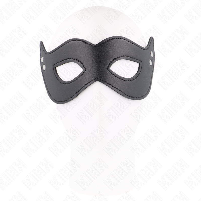 KINK - RIVETED LEATHERETTE MASK MODEL 1 26 x 8 CM