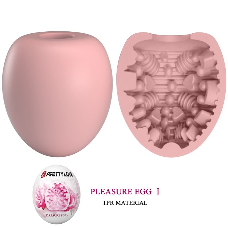 PRETTY LOVE - MASTURBADOR MASCULINO DE HUEVO ROSA