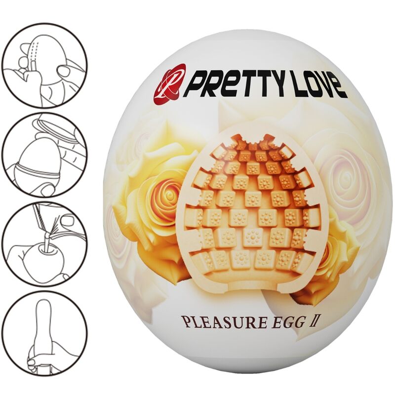 PRETTY LOVE - MASTURBADOR DE HUEVO PARA HOMBRES