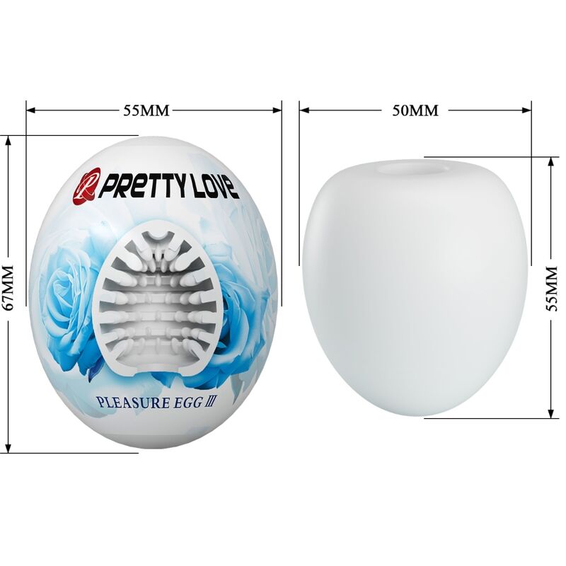 PRETTY LOVE - MASTURBADOR MASCULINO DE CLARA DE HUEVO