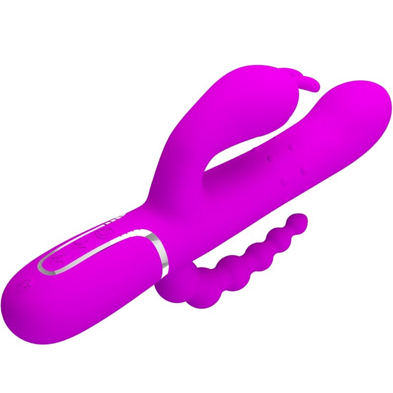 PRETTY LOVE - CAMMY TRIPLE MULTIFUNCTIONAL VIBRATOR 4 IN 1 PINK