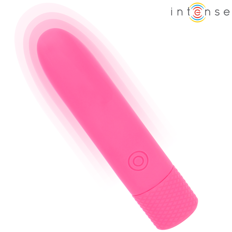 INTENSE - SYMONE BALA VIBRANTE RECARGABLE USB 8 VIBRACIONES ROSA 10 X 2,2 CM