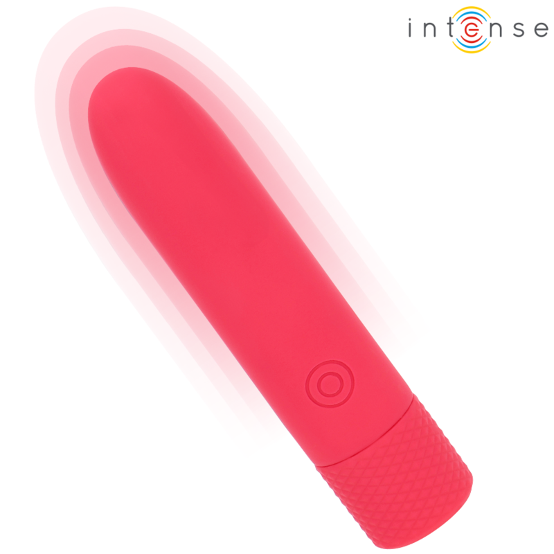INTENSE - SYMONE BALA VIBRANTE RECARGABLE USB 8 VIBRACIONES ROJA 10 X 2.2 CM