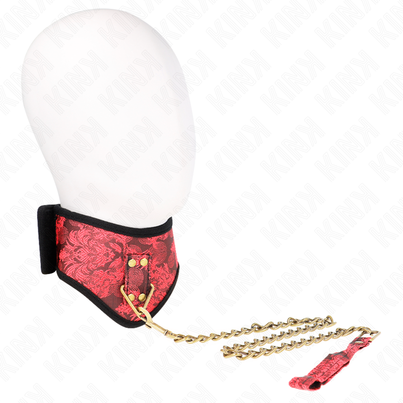 KINK - COLLAR MODELO ESCÁNDALO CON PULSERA DE ENCAJE 75 CM 44 X 10 CM