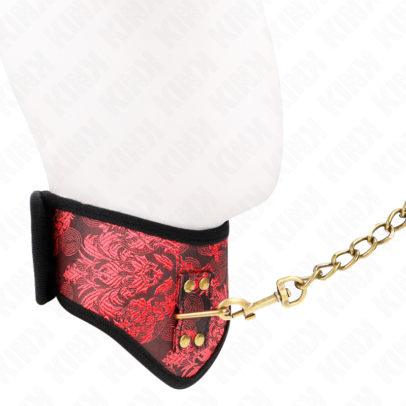 KINK - COLLAR MODELO ESCÁNDALO CON PULSERA DE ENCAJE 75 CM 44 X 10 CM