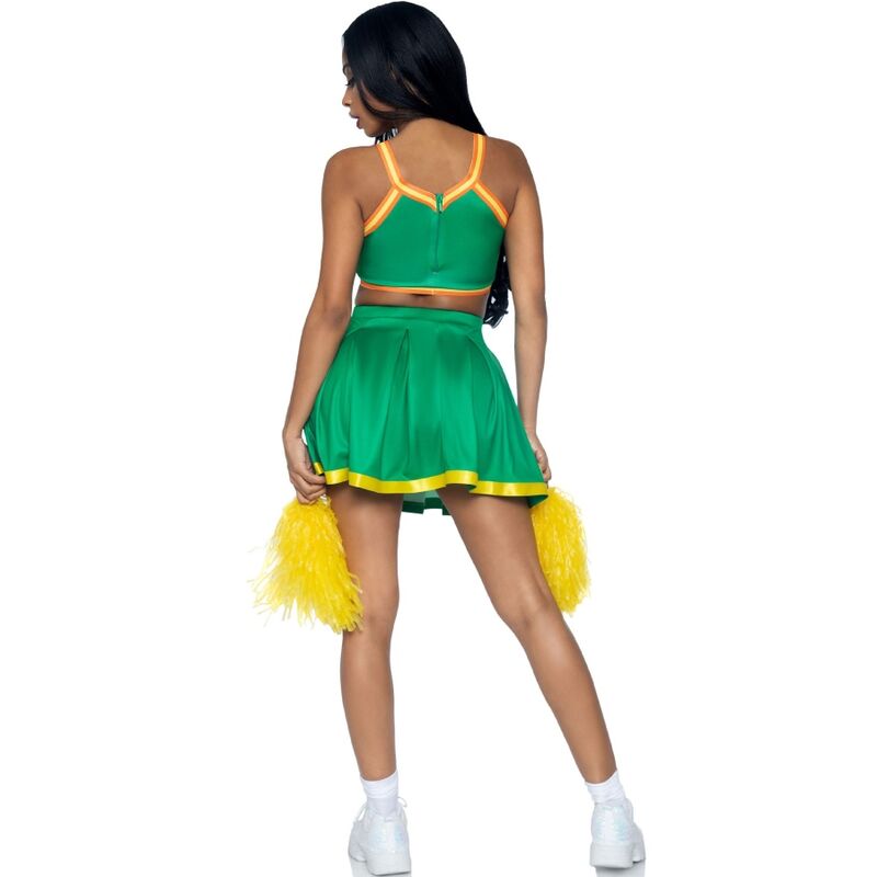 LEG AVENUE - DISFRAZ DE NIÑA CON POMPONES VERDES M/L
