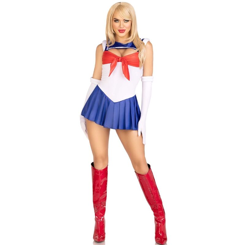 LEG AVENUE - TRAJE SEXY MARINO MULTICOLOR S